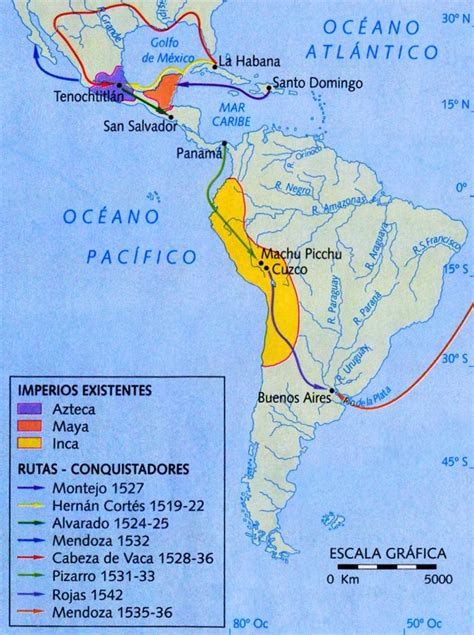 Mapa de la ruta de expansión de la piña desde América