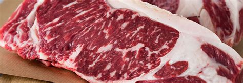 Corte de carne Angus premium con marmoleado
