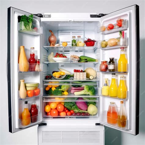 Foto de un refrigerador con un envase de queso crema abierto