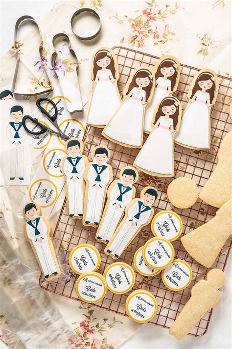 Galletas de Comunión personalizadas con papel de azúcar