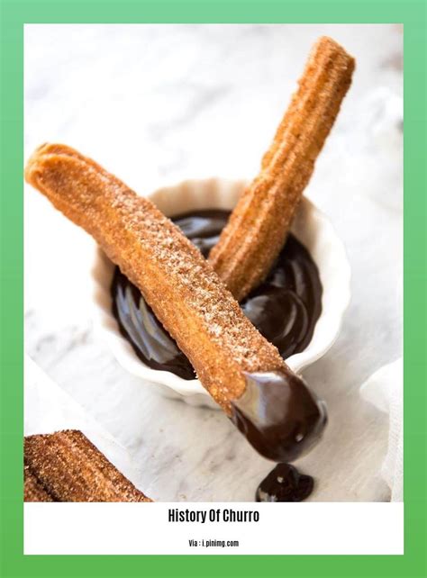 Infografía: Posibles orígenes del churro y su evolución cultural