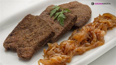 Imagen de un plato tradicional con hígado de animal