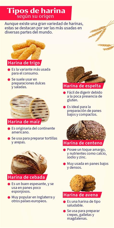 Diferentes tipos de harina de centeno en cuencos