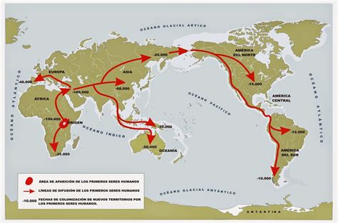Mapa de origen y dispersión global del manzano