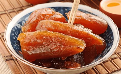 foto de dulce de camote tradicional servido en un plato