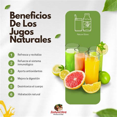 infografía con los beneficios de los jugos antioxidantes