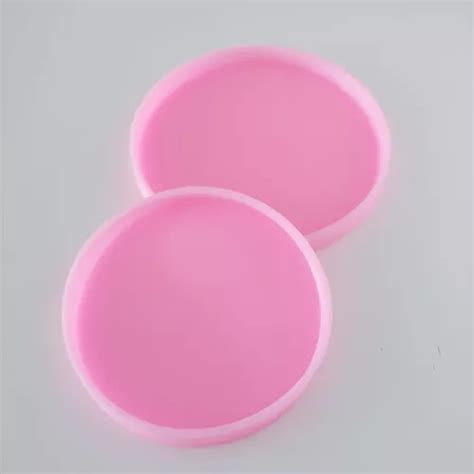 molde circular de silicona flexible