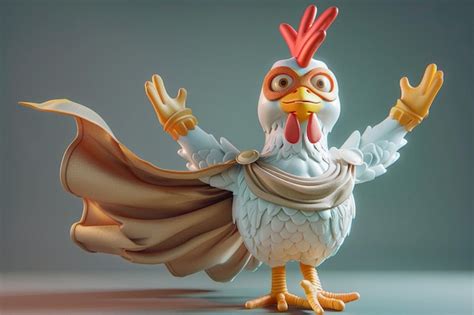 Big Marvel tocando un pollo de goma en un escenario con luces