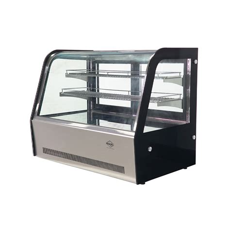 Vitrina pastelera de sobremesa compacta para exhibición de postres