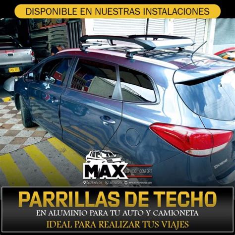 Esquema de una camioneta con parrilla de techo instalada, mostrando el espacio liberado en el interior.