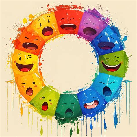 Rueda de colores con ejemplos de emociones y asociaciones para el branding de alimentos
