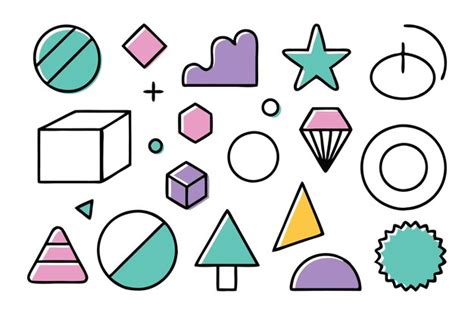 Infografía que muestra diferentes formas (círculos, cuadrados, triángulos, curvas) y sus asociaciones psicológicas en el diseño de logos