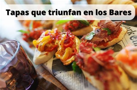 Infografía detallando los ingredientes de las tapas más elaboradas, mostrando la variedad y combinación de sabores.