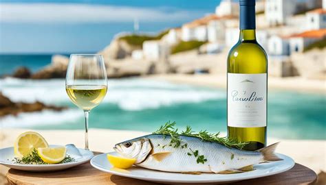Tabla de maridaje básica: Vino Blanco Seco con Pescado Blanco, Vino Blanco Dulce con Postre de Frutas, Vino Blanco Semidulce con Pollo.