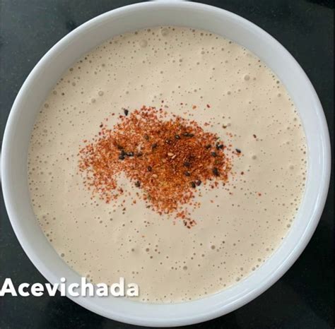 Infografía sobre los ingredientes clave de la salsa acevichada