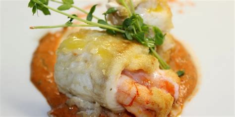 Relleno de mariscos fresco y frío