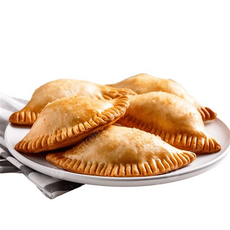 Empanadas fritas y horneadas en un plato