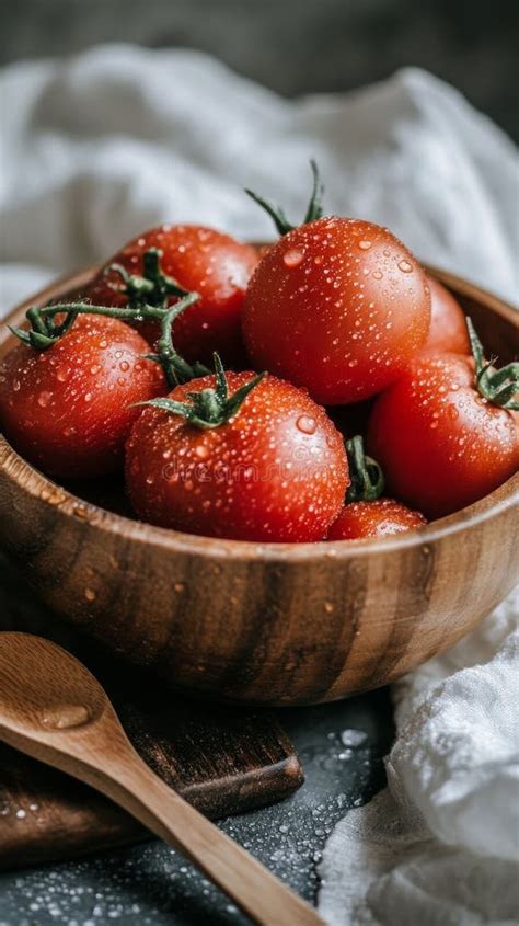 Tomates frescos maduros listos para la salsa