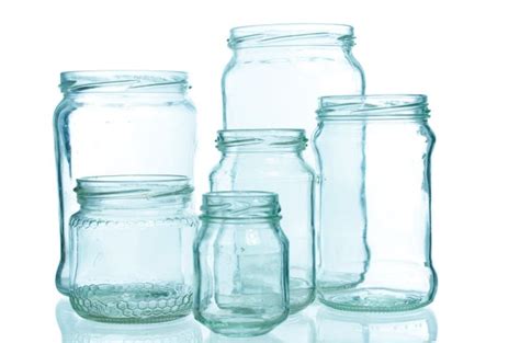 Tarros de cristal esterilizados listos para rellenar