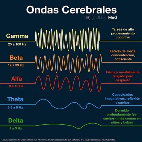 Esquema de las ondas cerebrales Delta y la inmunidad de Fry