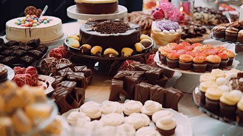 Foto de una mesa llena de diversos postres hechos con galletas Oreo, mostrando su versatilidad en diferentes formas como tartas, helados y batidos.