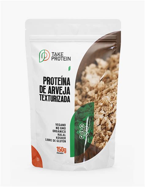 Proteína de arveja texturizada seca y ya hidratada