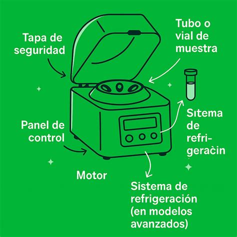 Esquema de una centrífuga para la separación de la nata