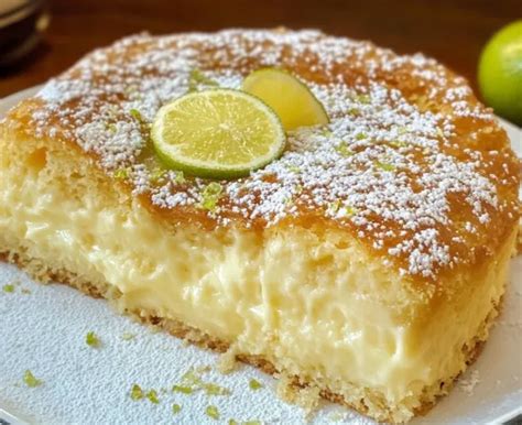 Relleno cremoso de limón vertido sobre la base