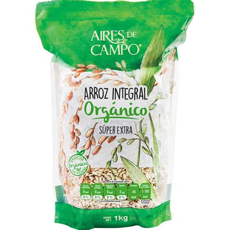 Campo de arroz integral