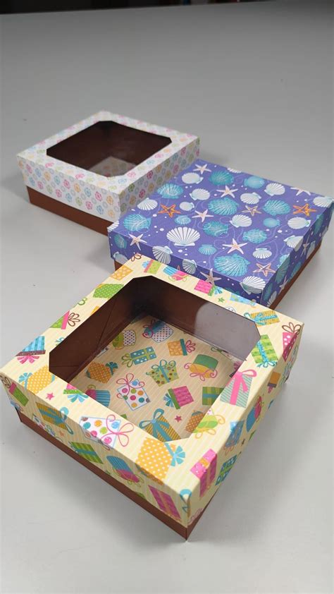 Diseños variados de cajas de cartulina para galletas (cuadradas, rectangulares, con tapa, tipo estuche)