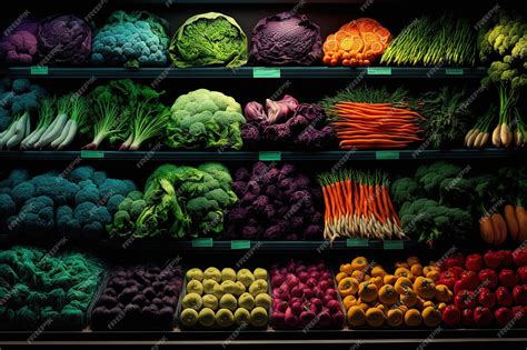 Brócoli fresco en la sección de verduras de un refrigerador