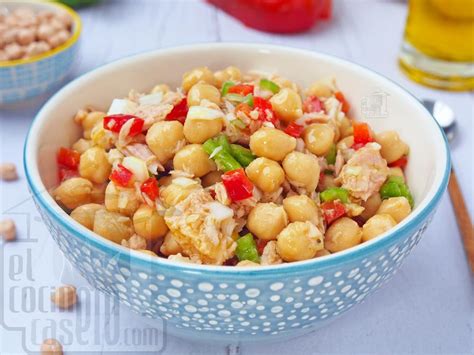 Foto: Ensalada de arvejas y garbanzos para la cena