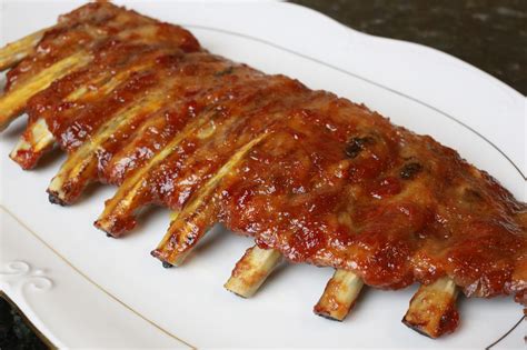 Costillas de cerdo al horno caramelizadas y tiernas