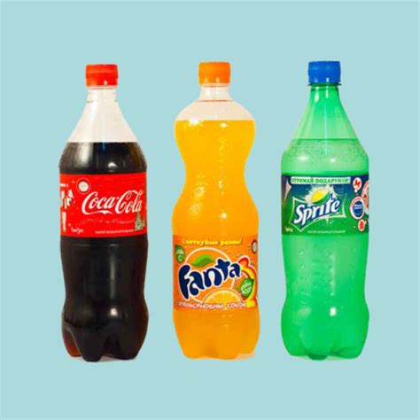 Esquema de los componentes básicos de una bebida gaseosa: agua, gas, saborizante, endulzante