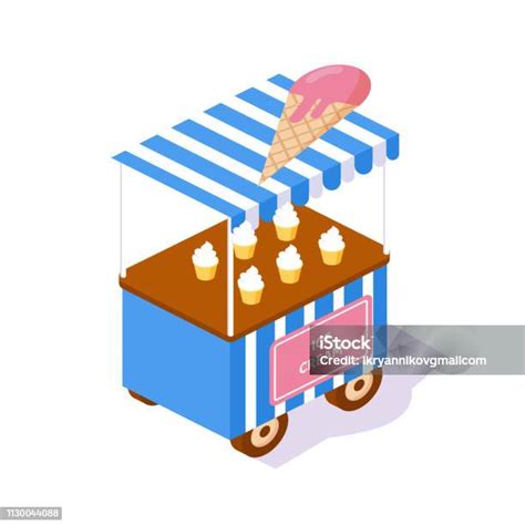 Ilustración de un kiosco escolar moderno y vibrante con estudiantes comprando.
