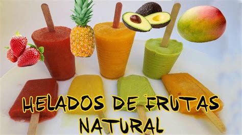Fotografía de un helado artesanal de frutas, destacando su frescura y color.