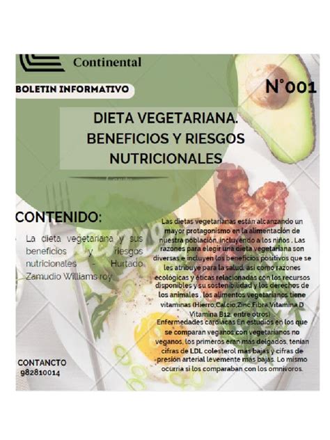 Gráfico comparativo de los beneficios para la salud de las dietas vegetarianas frente a las omnívoras.