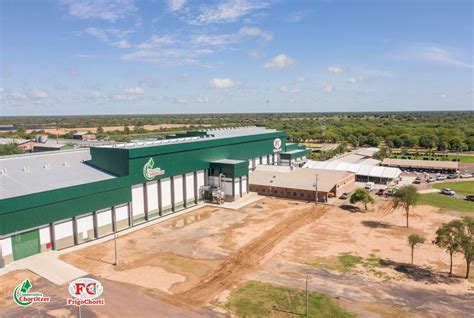 Vista aérea de la planta FrigoChorti en el Chaco Paraguayo