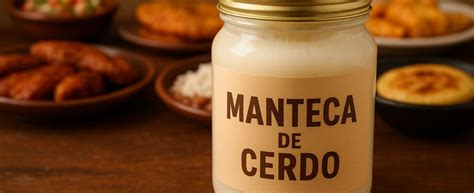 Infografía comparativa: manteca de cerdo casera vs. manteca de cerdo comercial