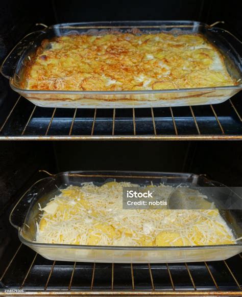 Patatas gratinadas veganas horneadas en fuente