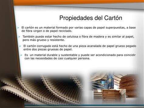 Infografía detallando las capas y propiedades del cartón reforzado para cajas de pastelería.