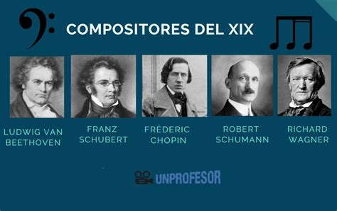 Infografía con la lista de compositores de