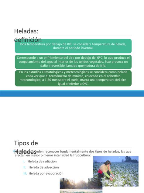 Infografía comparando la efectividad de diferentes métodos de control de heladas (ventiladores, aspersores, calefactores).
