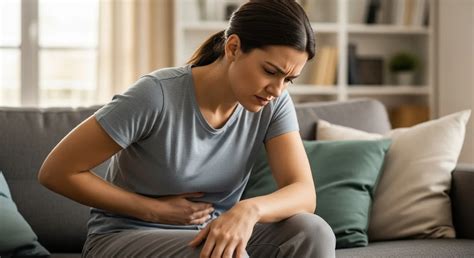 Esquema de las causas comunes de malestar estomacal: dieta, estrés, intolerancias e infecciones.