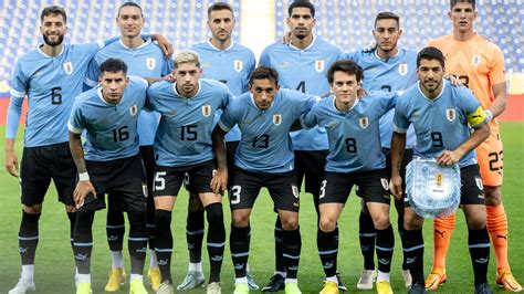 Imagen del equipo de la Selección Uruguaya de fútbol.