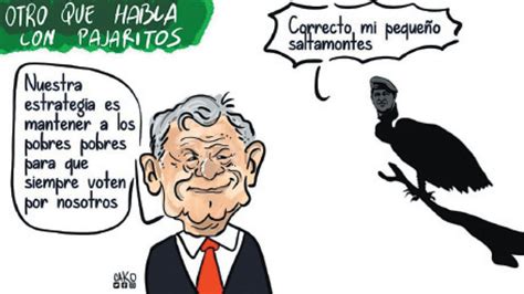 Caricatura política usando el término 