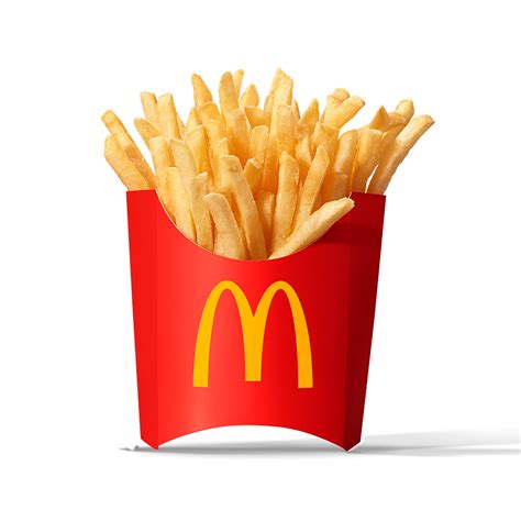 Papas fritas de McDonald's en un cono rojo