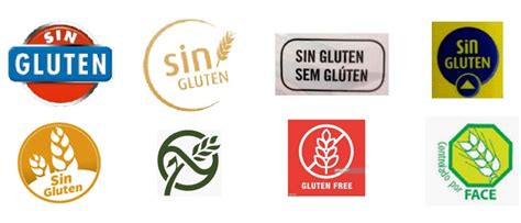 Ejemplo de etiquetado de producto sin gluten.