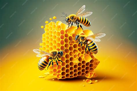 Cupcakes decorados con motivos de abejas de miel, colmenas y panales