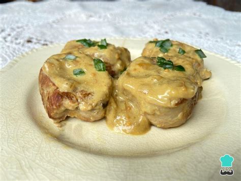 Ingredientes para medallones de cerdo con crema de papa y tocino